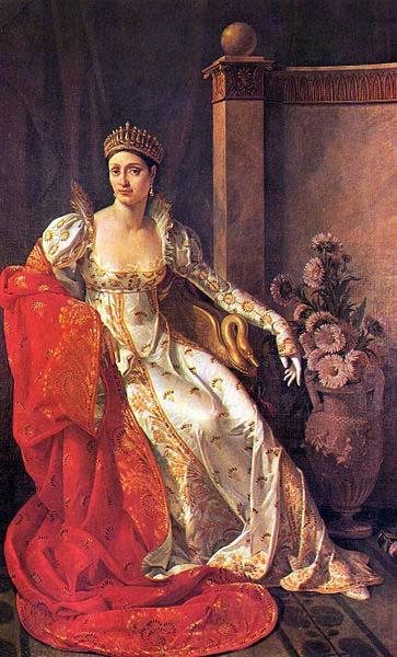 Marie-Guillemine Benoist Portrait of Elisa Bonaparte, Grand Duchess of Tuscany. Spain oil painting art